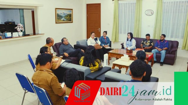Bupati Dairi Terima Audiensi DPC Persatuan Intelegensia Kristen Indonesia Dairi