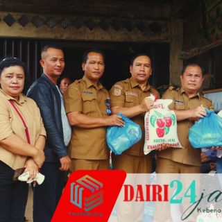 Pemkab Dairi Salurkan Bantuan untuk Korban Kebakaran Jalan Tapanuli