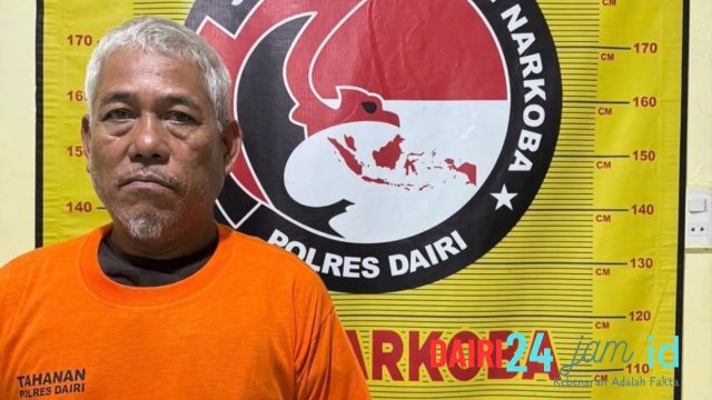 Polsek Tanah Pinem Ringkus Pemilik Ladang Ganja di Desa Lau Primbon