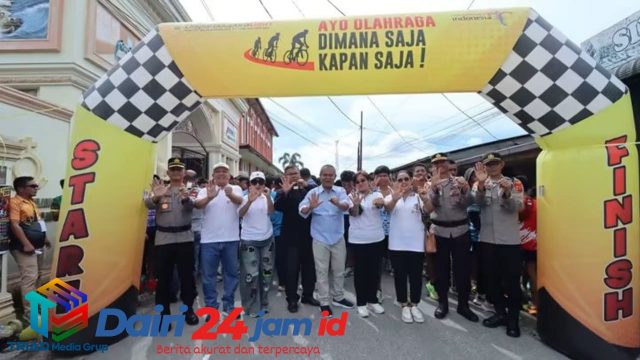 Meriahkan Pesta Jubileum 50 Tahun, HKBP Sidikalang II Adakan City Run Tingkat Pelajar
