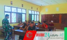 Tumbuhkan Jiwa Nasionalisme Generasi Muda, Sertu Warpadli Beri Pembekalan Cinta Tanah Air di SMAN 1 Tanah Pinem