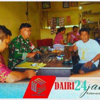 Perkokoh Silaturahmi dan Kemanunggalan TNI-Rakyat, Babinsa Koramil 05/Tanah Pinem Gelar Komsos Hangat Bersama Warga Balan Dua
