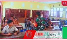 Bangkitkan Semangat Generasi Muda, Sertu Warpadli Babinsa Koramil 05/TP Sambangi dan Motivasi Siswa SMPN 1 Tanah Pinem