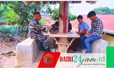Mempererat Silaturahmi, Babinsa Koramil 05/Tanah Pinem Gelar Komsos Bersama Pemuda Desa Kuta Buluh