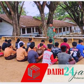 Sertu Warpadli Babinsa Koramil 05/Tanah Pinem Tanamkan Nilai Etika dan Karakter Kepada Siswa SMAN 1 Tanah Pinem