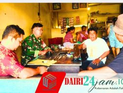 Pererat Silaturahmi dan Ciptakan Kamtibmas Kondusif, Babinsa Koramil 05/TP Gelar Komsos di Desa Balan Dua