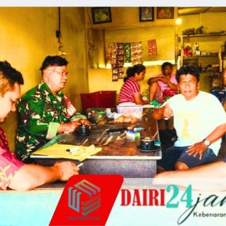 Pererat Silaturahmi dan Ciptakan Kamtibmas Kondusif, Babinsa Koramil 05/TP Gelar Komsos di Desa Balan Dua