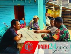 Pererat Silaturahmi, Babinsa Koramil 05/Tanah Pinem Gelar Komsos Bersama Warga Lau Primbon