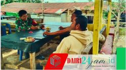Mempererat Silaturahmi di Kedai Kopi, Babinsa Koramil 05/TP dan Polsek Kutabuluh Mantapkan Sinergitas TNI-Polri