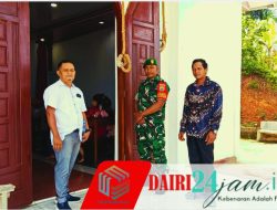 Babinsa Koramil 05/TP Sertu Warpadli Hadir Berikan Rasa Aman Jamaah HKBP Kutabuluh