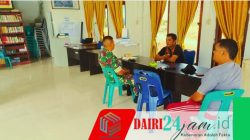 Tingkatkan Sinergitas, Babinsa Koramil 05/Tanah Pinem Silaturahmi dengan Perangkat Desa