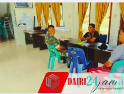 Tingkatkan Sinergitas, Babinsa Koramil 05/Tanah Pinem Silaturahmi dengan Perangkat Desa