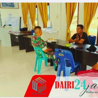 Tingkatkan Sinergitas, Babinsa Koramil 05/Tanah Pinem Silaturahmi dengan Perangkat Desa