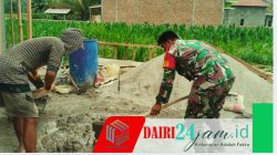 Pererat Kemanunggalan TNI-Rakyat, Babinsa Koramil 05/TP Bantu Warga Desa Renun