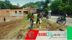 Wujudkan Kemanunggalan TNI-Rakyat, Babinsa Koramil 05/TP Ikut Menanam Jagung Bersama Warga Kuta Buluh