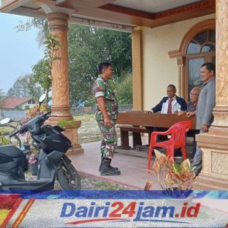 Babinsa Koramil 01/Sumbul Lakukan Pengamanan Ibadah Gereja