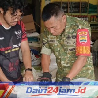 Cek Ketersediaan Pupuk Subsidi, Babinsa Datangi Kios Pupuk