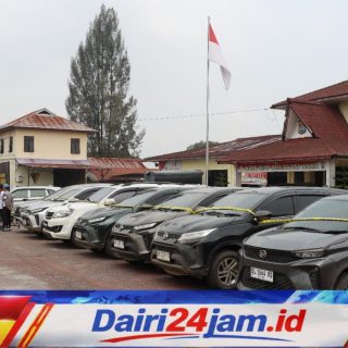 Polres Dairi Ungkap Penggelapan 13 Mobil Rental, Terduga Pelaku Mantan Prajurit TNI
