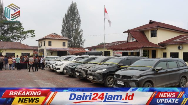 Polres Dairi Ungkap Penggelapan 13 Mobil Rental, Terduga Pelaku Mantan Prajurit TNI