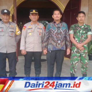 Babinsa Koramil 01/Sumbul Laksanakan PAM Gereja Dalam Ibadah Minggu