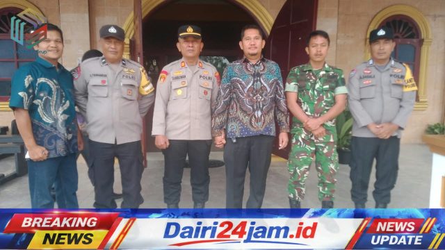 Babinsa Koramil 01/Sumbul Laksanakan PAM Gereja Dalam Ibadah Minggu