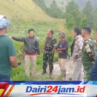Cegah Karhutla, Personil Koramil 01/Sumbul Perkuat Komsos Dengan Warga Silalahi