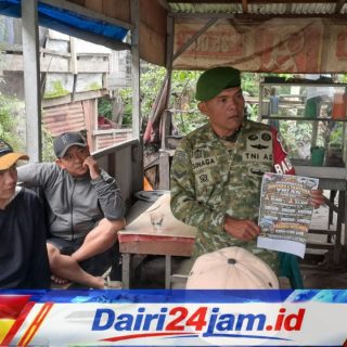 Babinsa Koramil 01/Sumbul Sosialisasikan Penerimaan Prajurit TNI AD