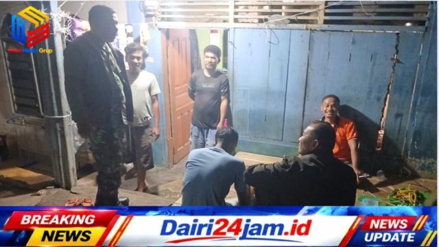 Babinsa Koramil 05/Tanah Pinem Laksanakan Patroli Rutin, Jaga Keamanan dan Ketertiban di Desa Kutabuluh