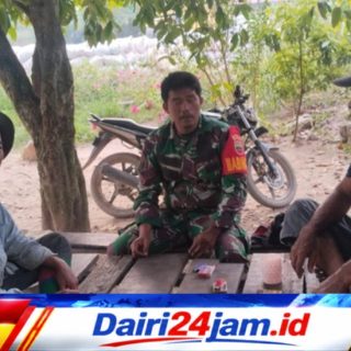 Perkuat Kemanunggalan TNI dan Rakyat, Serma S. Umri Gelar Komunikasi Sosial Bersama Warga Lau Njuhar I