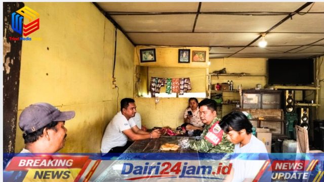 Mempererat Silaturahmi dan Menjaga Kondusifitas Wilayah, Sertu Hasanadi Babinsa Koramil 05/TP Gelar Komsos Bersama Warga Balan Balan Dua