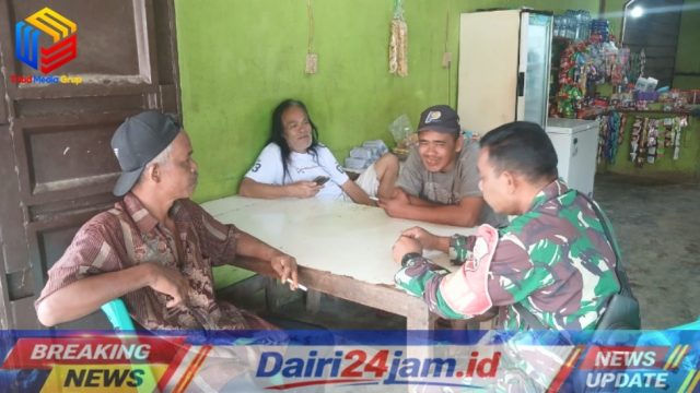 Perkuat Sinergi, Babinsa Koramil 05/TP Rangkul Warga Lau Primbon