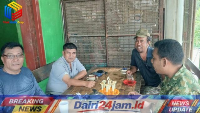Pererat Silaturahmi dan Kemanunggalan TNI-Rakyat, Serda Ja. Ginting Gelar Komsos Bersama Warga Lau Tawar