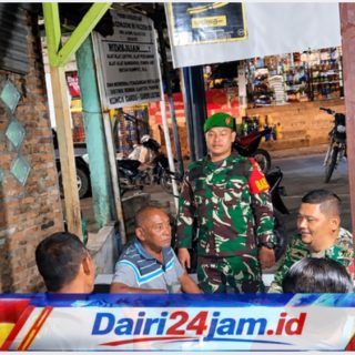 Koramil 05/Tanah Pinem Gelar Patroli Malam di Desa Kutabuluh, Situasi Aman dan Terkendali