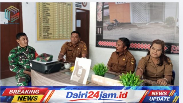 Mempererat Sinergi Pendidikan, Babinsa Koramil 05/TP Sertu Warpadli Jalin Silaturahmi dengan Tenaga Pengajar SD Negeri 033734 Kutabuluh