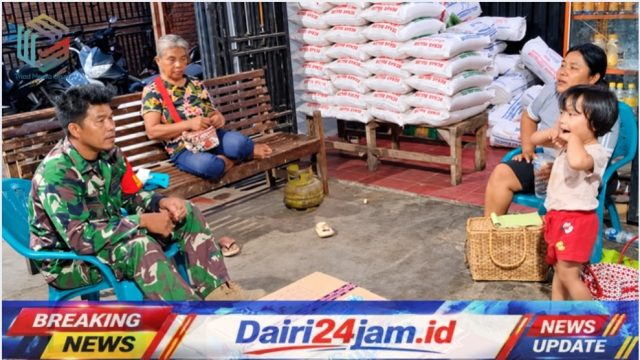Pererat Keakraban dengan Warga, Babinsa Koramil 05/Tanah Pinem Laksanakan Komsos di Desa Lau Njuhar I